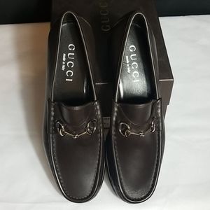 Gucci Men leather loafers